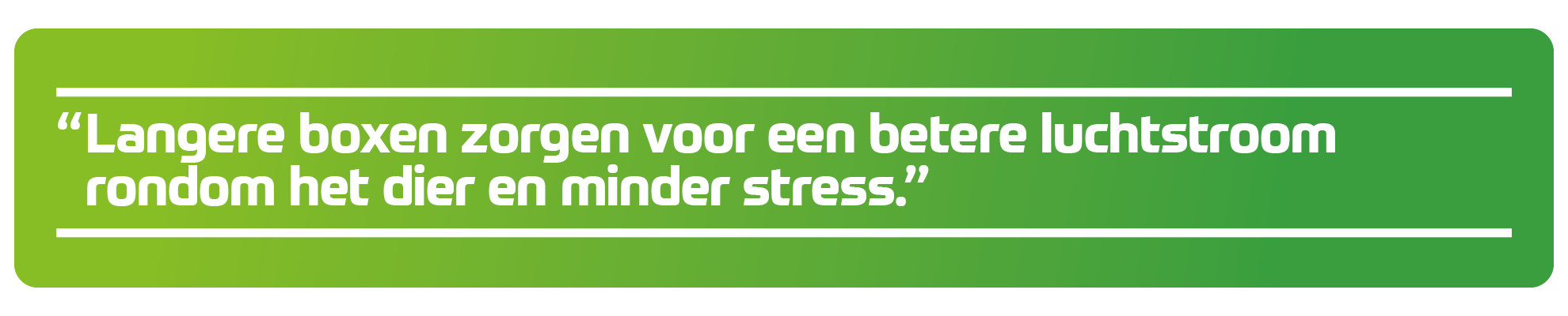 Boxlengte en hittestress