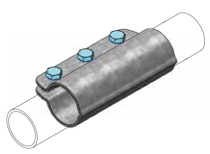 Spinder buisklemkoppeling