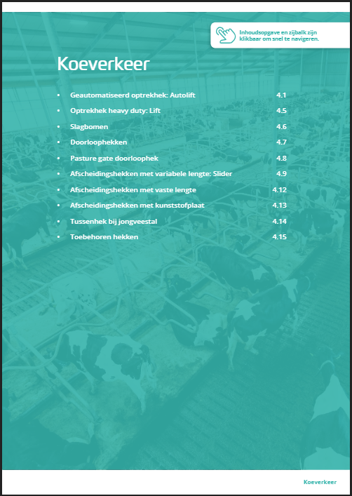 Productcatalogus Koeverkeer