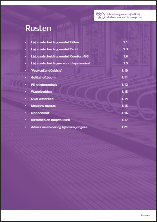 Productcatalogus Rusten