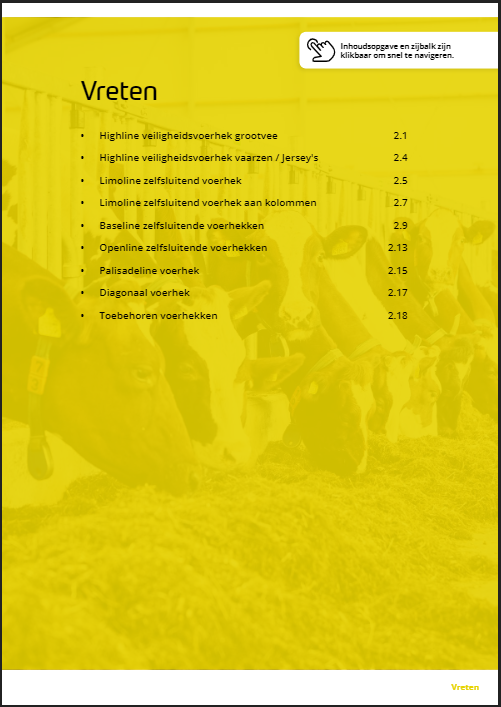 Productcatalogus Vreten