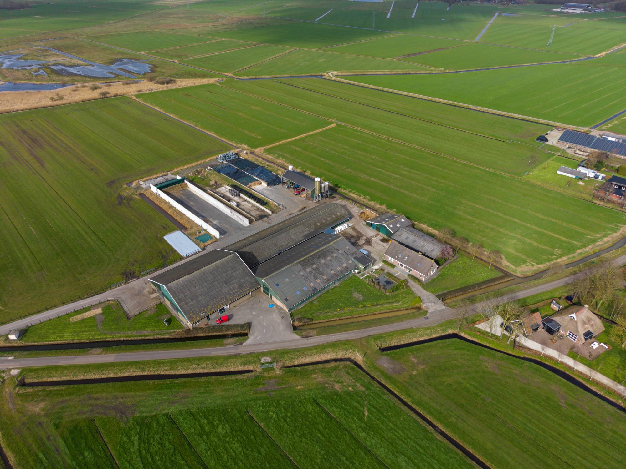 Luchtfoto Reitsma Broeksterwoude